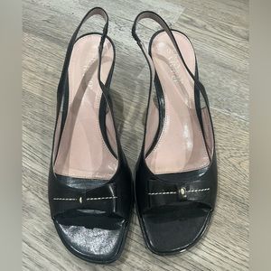 Franco Sarto black sling back size 8 1/2